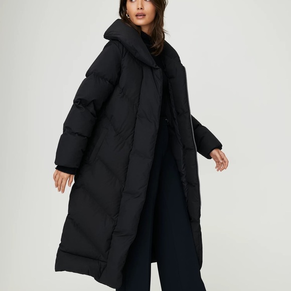 Black Aritzia duvet coat puffer - Picture 2 of 6